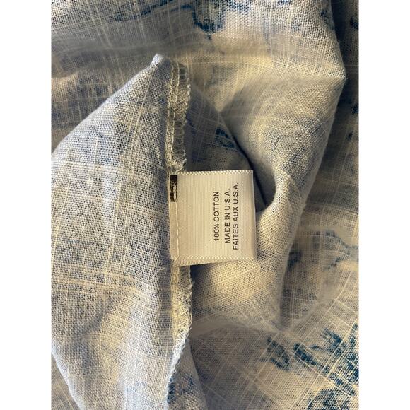 MISA LA “PRIMROSE” 100% BLUE COTTON DRESS ADJ SHOULDER TIES SZ XS MSRP $282 - Picture 6 of 12